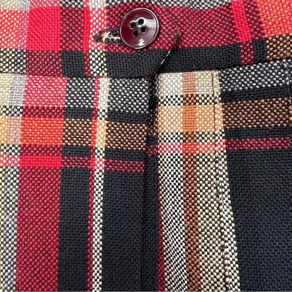 Vintage Ladies Kilt All Wool Plaid A-Line Pleated Skirt Highland Wear Fall Midi - Picture 6 of 7